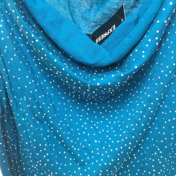 Express sleeveless modal top - cowlneck, studded - Picture 2 of 5